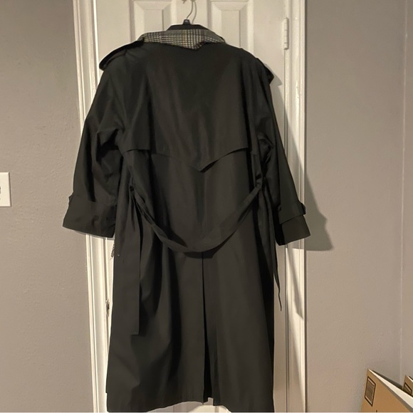 COPY - Vintage Black London Fog Trench Coat - Picture 8 of 11